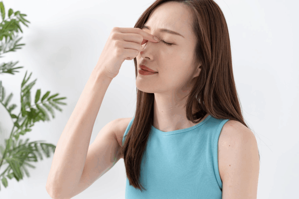 眼精疲労が原因で起こる全身症状